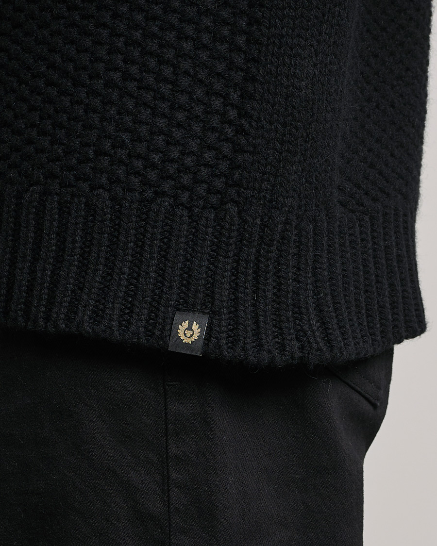 Herre | Gensere | Belstaff | Manor Wool Rollneck Black
