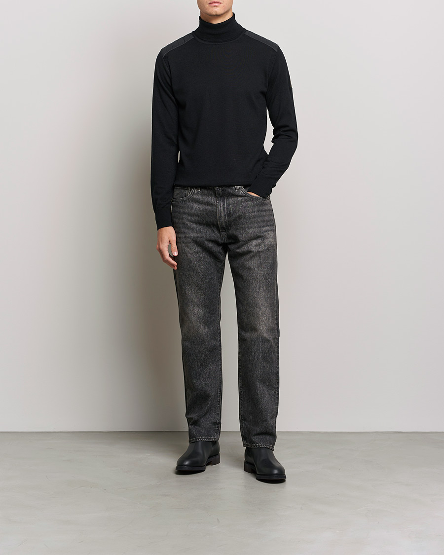 Herre | Gensere | Belstaff | Kingsland Merino Rollneck Black