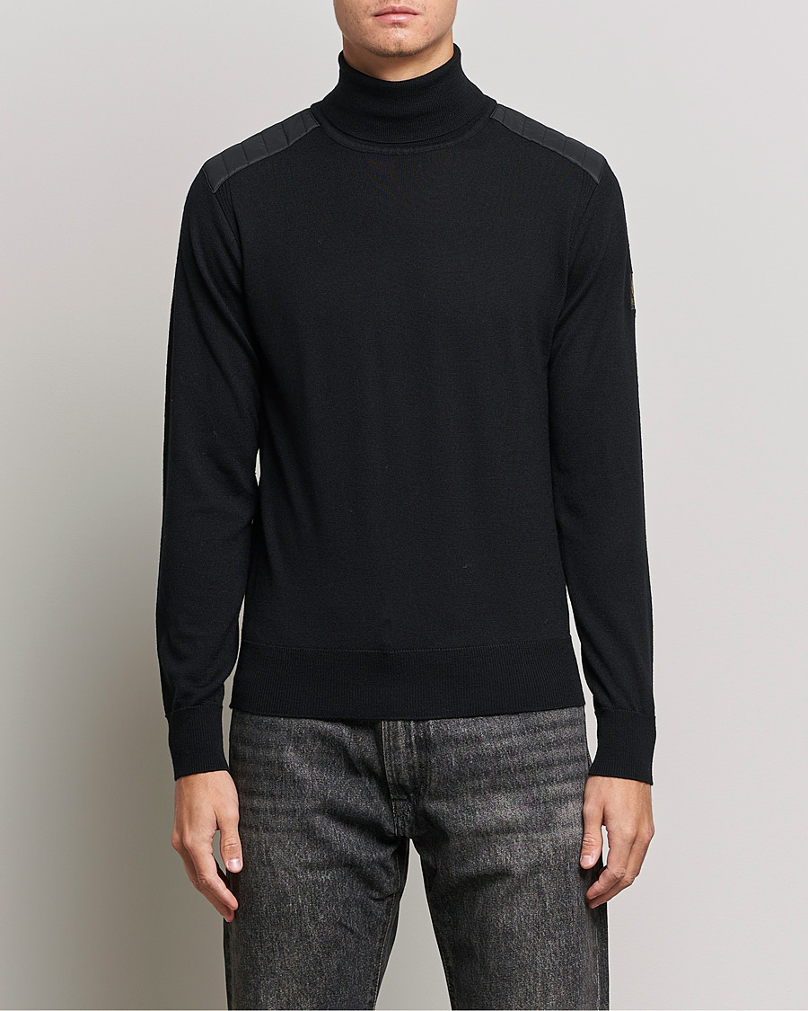 Herre | | Belstaff | Kingsland Merino Rollneck Black