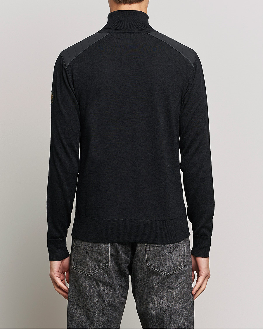 Herre | Gensere | Belstaff | Kingsland Merino Rollneck Black