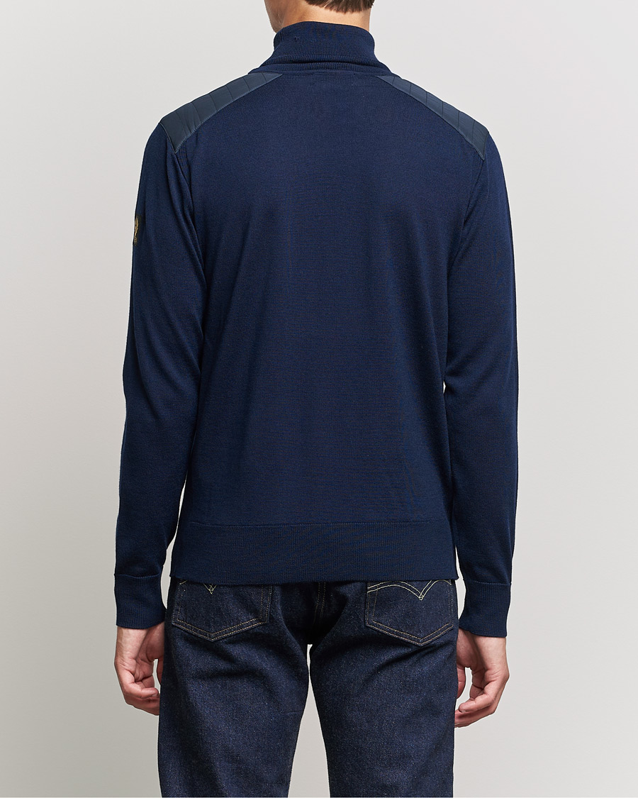 Herre | Gensere | Belstaff | Kingsland Merino Rollneck Washed Navy