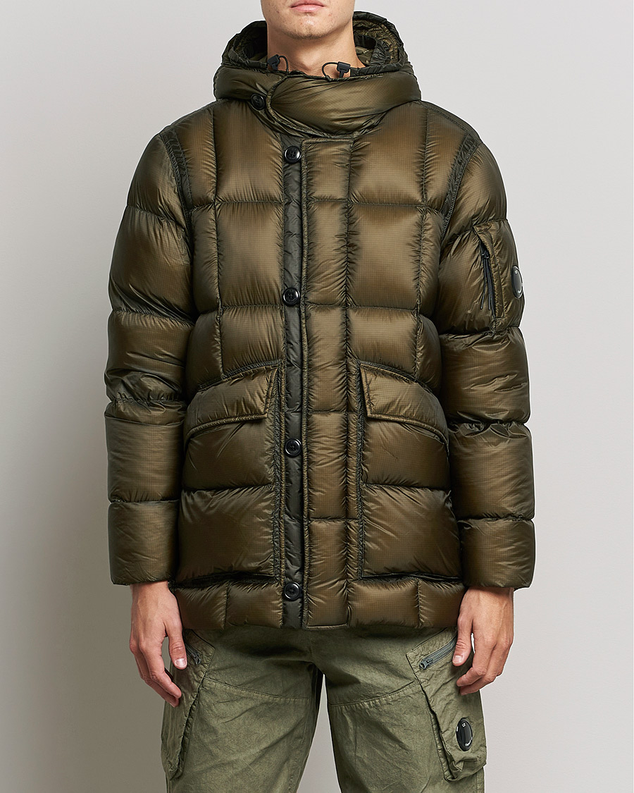 Herre | Jakker | C.P. Company | DD Shell Long Down Jacket Dark Green