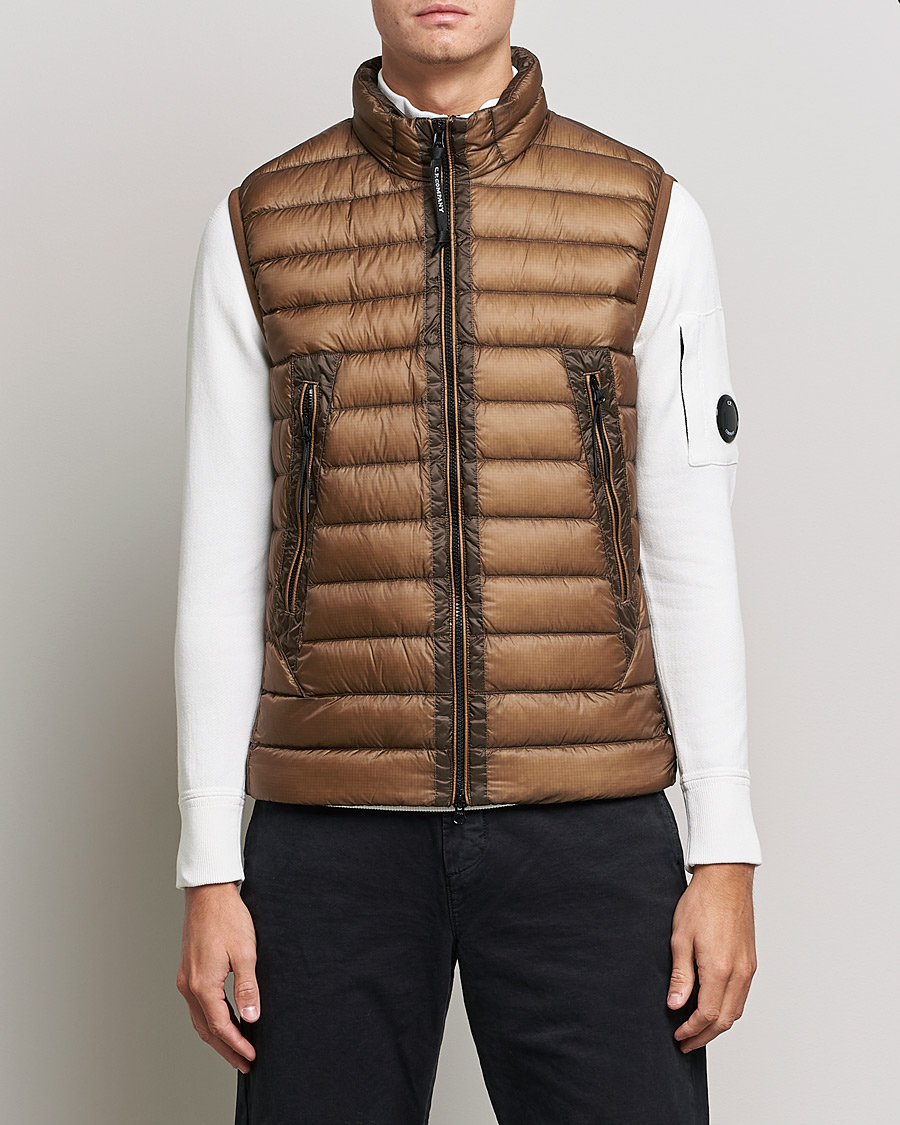 Herre |  | C.P. Company | DD Shell Padded Down Vest Brown