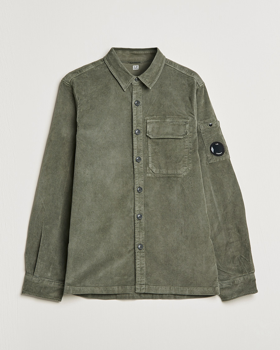 Herre | Skjorter | C.P. Company | Corduroy Lens Overshirt Olive