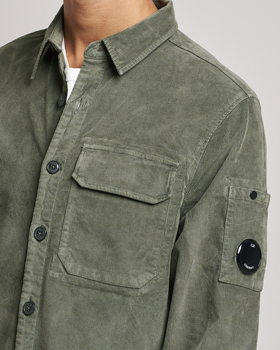 Herre | Skjorter | C.P. Company | Corduroy Lens Overshirt Olive
