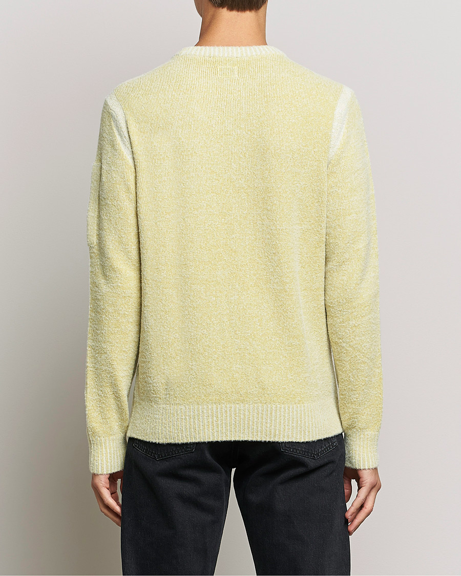 Herre | Gensere | C.P. Company | Fleece Knit Lens Roundneck Yellow