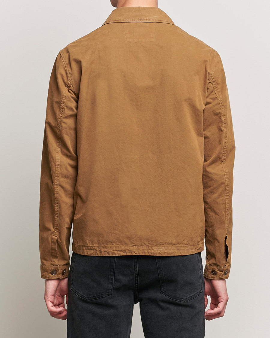 Herre | Skjorter | C.P. Company | Metropolis Micro Reps Diamond Peach Overshirt Khaki