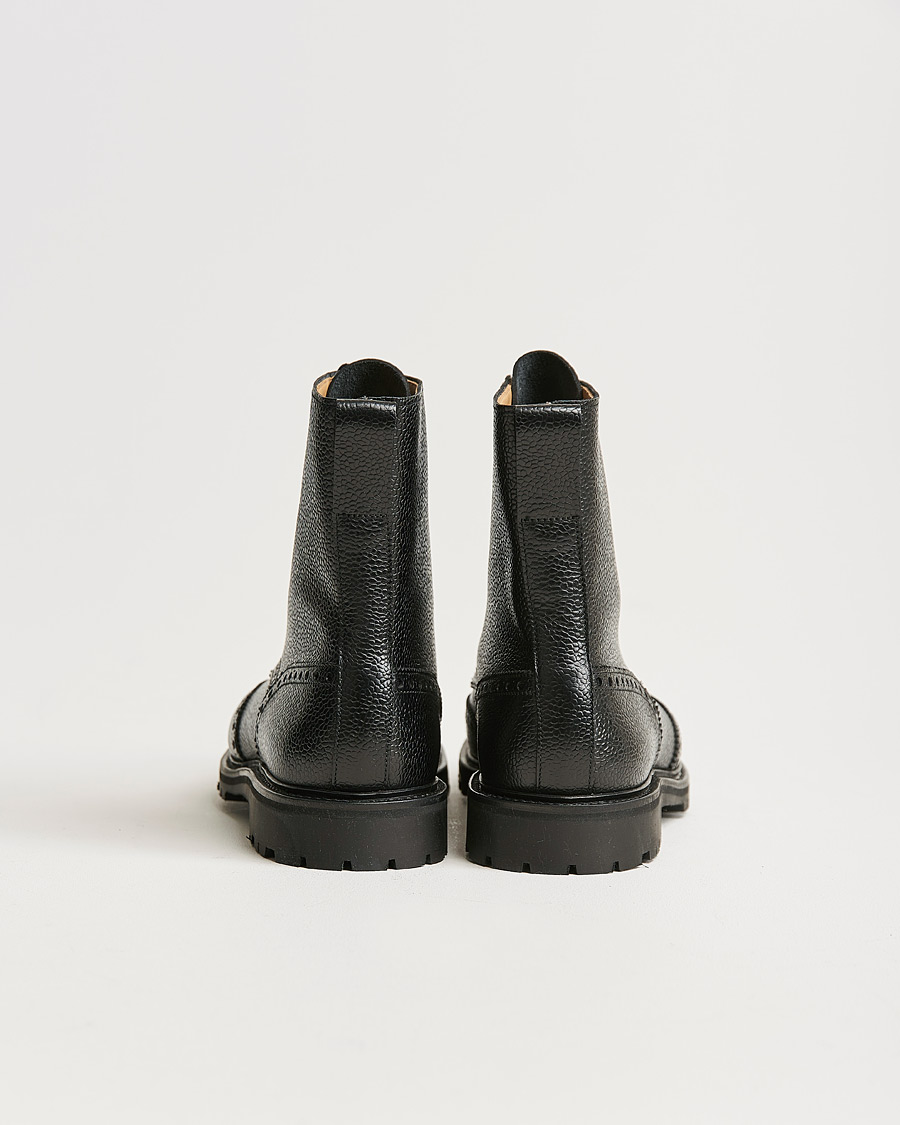 Herre | Støvler | Crockett & Jones | Islay Scotch Grain Vibram Boot Black Calf