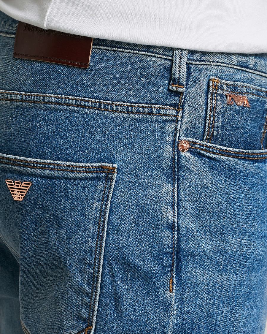 Herre | Jeans | Emporio Armani | Slim Fit Jeans Light Blue