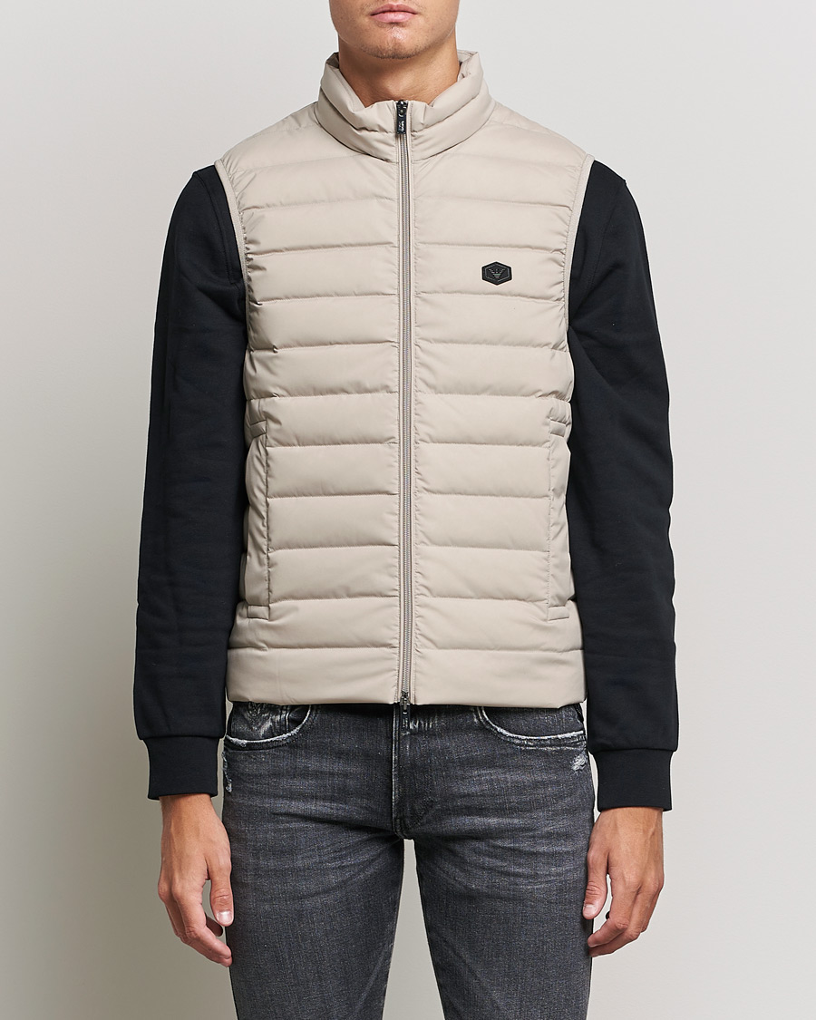 Herre | Jakker | Emporio Armani | Light Down Vest Beige