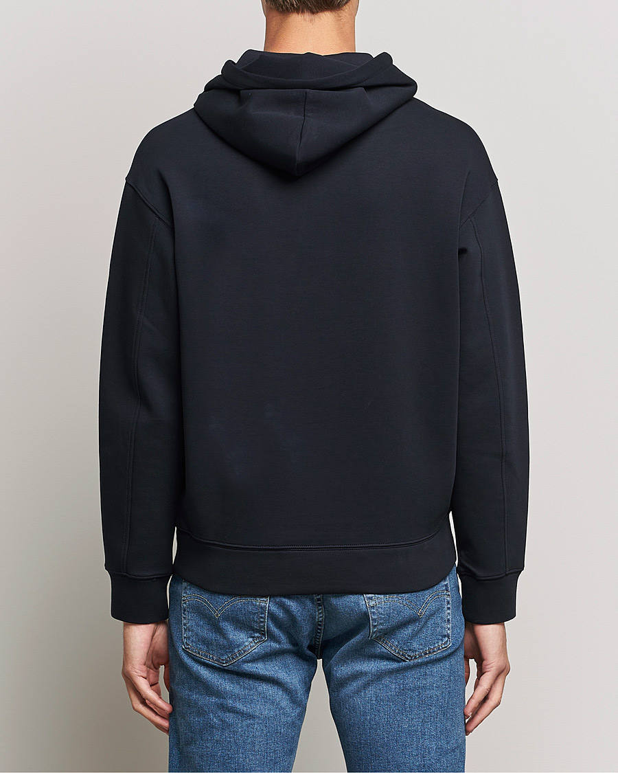 Herre | Gensere | Emporio Armani | Printed Hoodie Navy