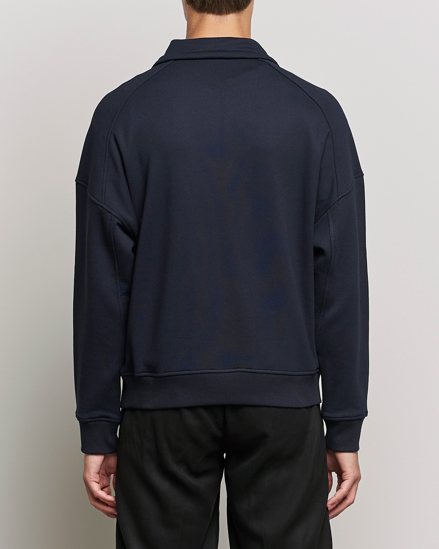 Herre | Gensere | Emporio Armani | Half Zip Sweater Navy