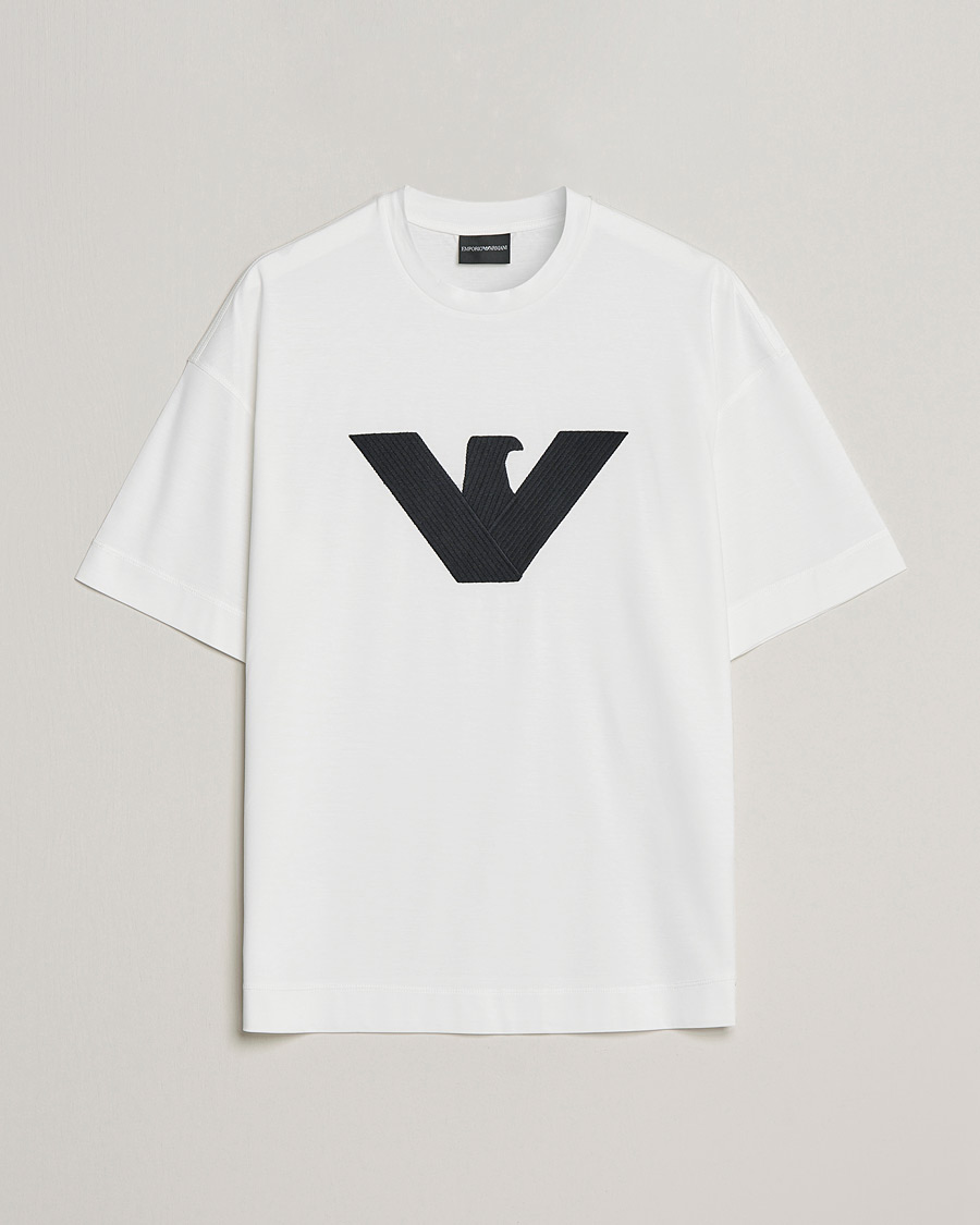 Herre | T-Shirts | Emporio Armani | Logo Cotton Tee White