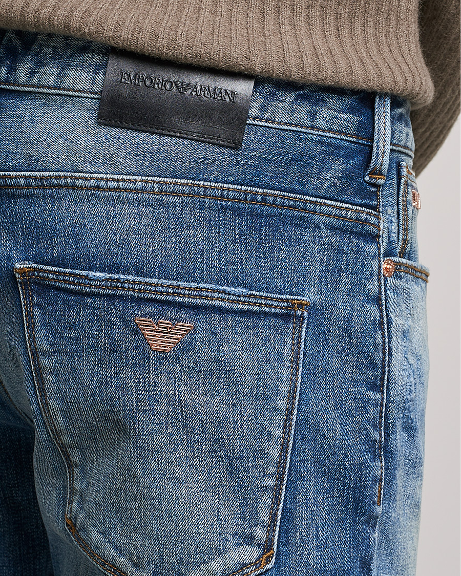 Herre | Jeans | Emporio Armani | Slim Fit Jeans Light Blue