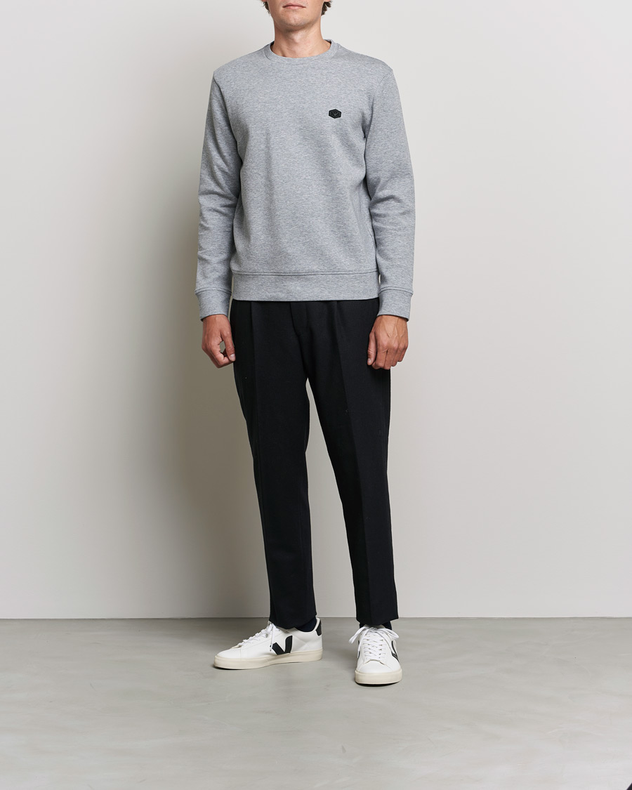 Herre | Grå gensere | Emporio Armani | Cotton Sweatshirt Grey
