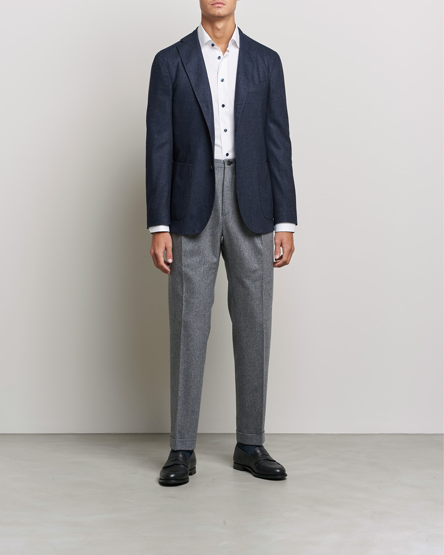 Herre | Skjorter | Eton | Organic Cotton Signature Twill Contemporary Shirt White