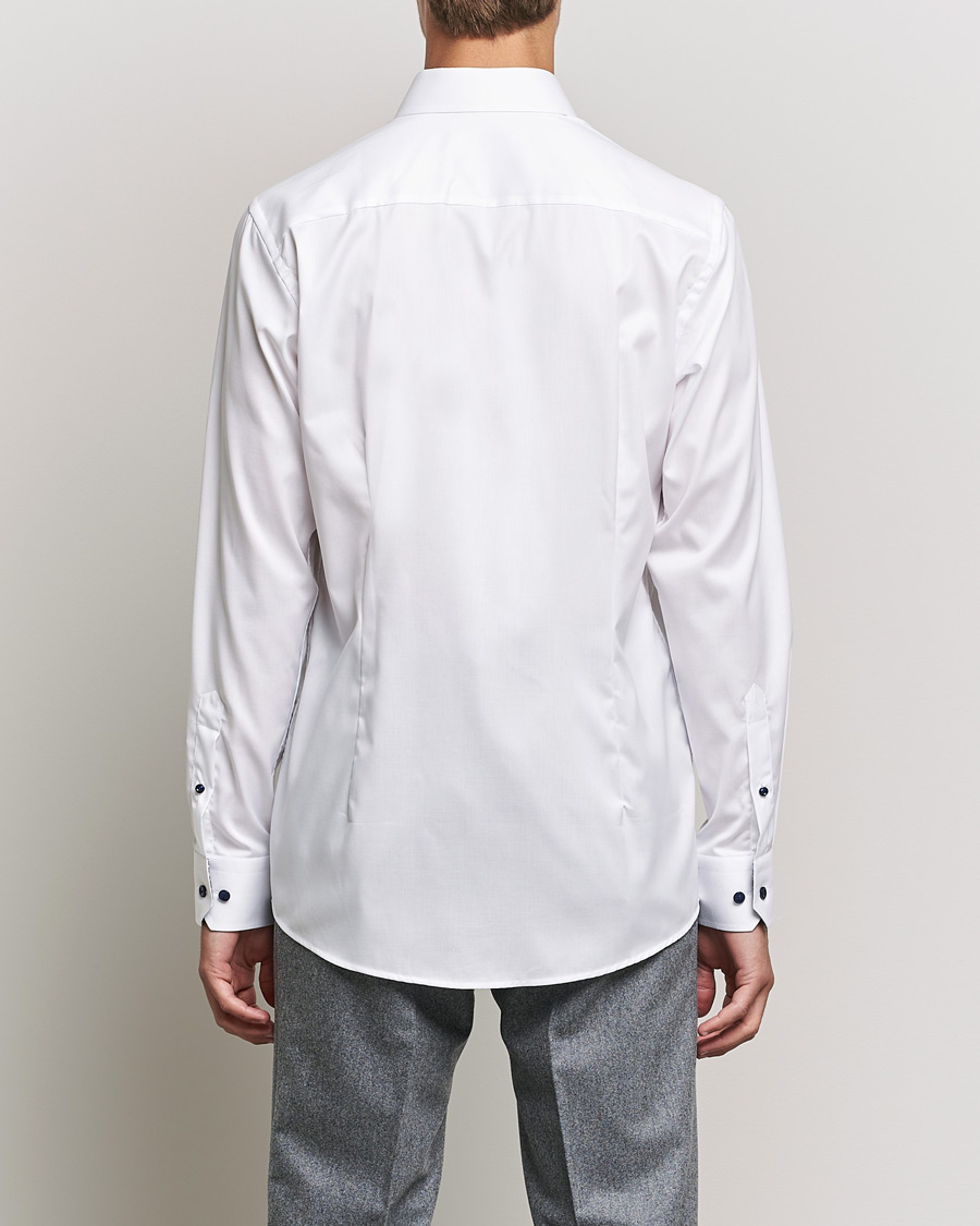 Herre | Skjorter | Eton | Organic Cotton Signature Twill Contemporary Shirt White