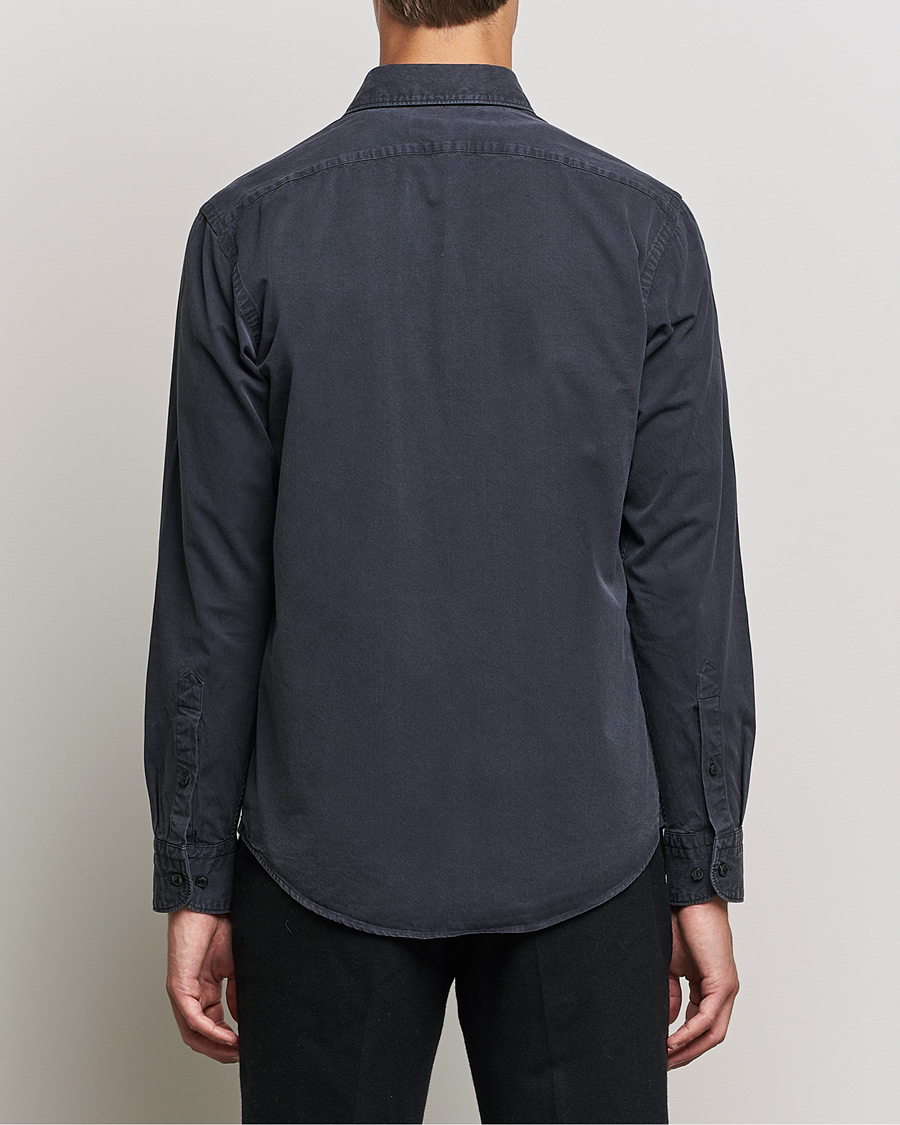 Herre | Skjorter | Eton | Recycled Cotton Denim Shirt Black