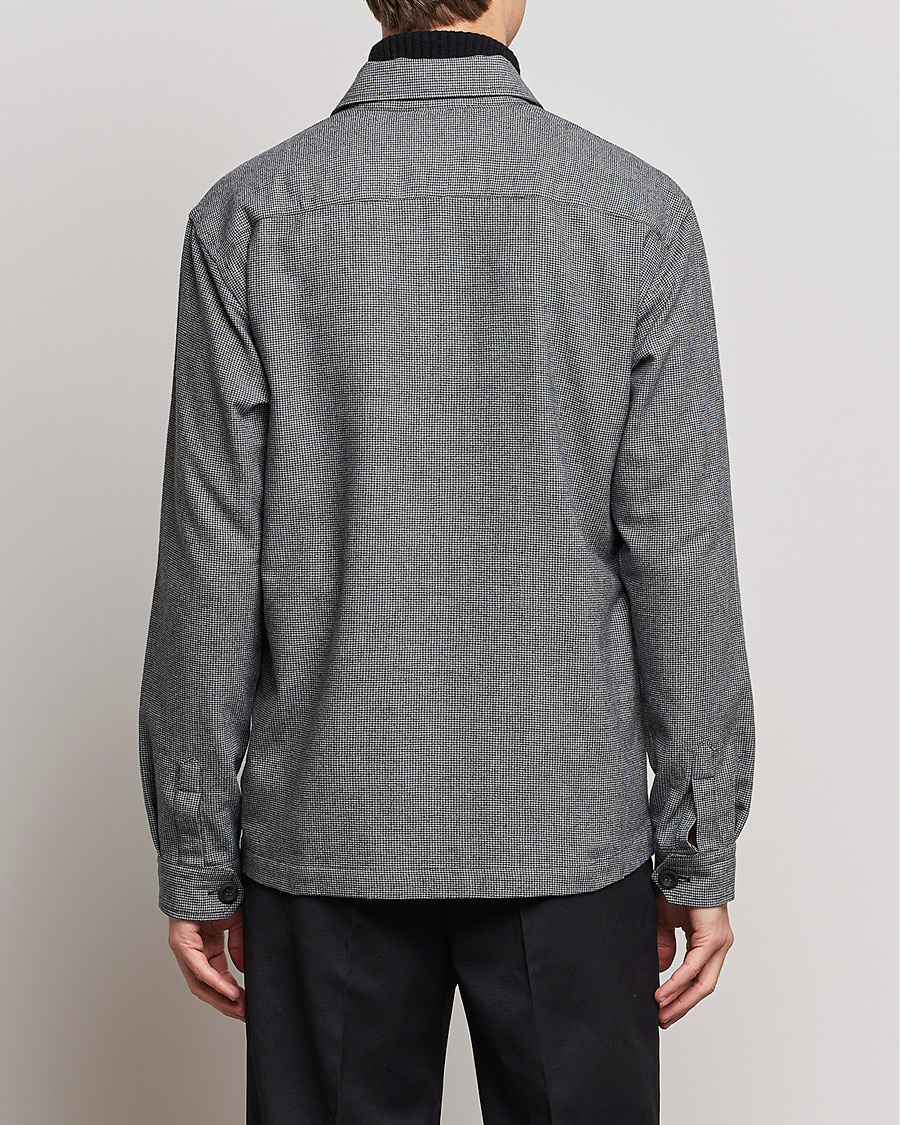 Herre | Skjorter | Eton | Wool Cashmere Overshirt Black