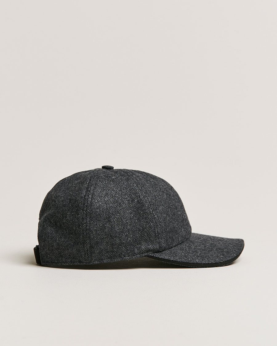 Herre | Eton Wool Baseboll Cap Grey | Eton | Wool Baseboll Cap Grey