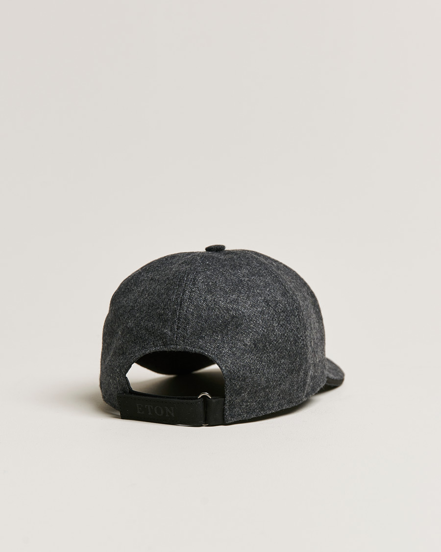 Herre | Hatter og capser | Eton | Wool Baseboll Cap Grey