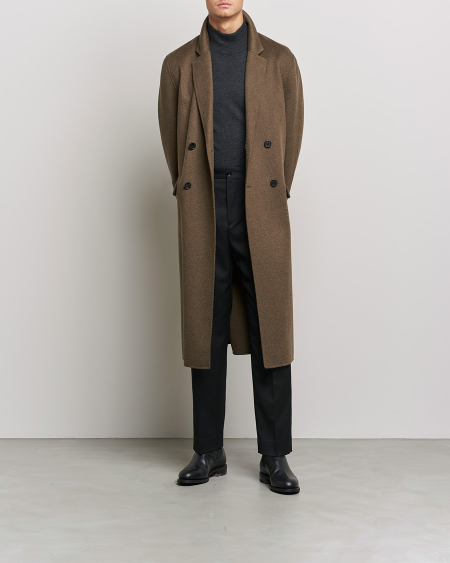 Herre | Jakker | Filippa K | Athens Wool Cashmere Coat Olive Melange