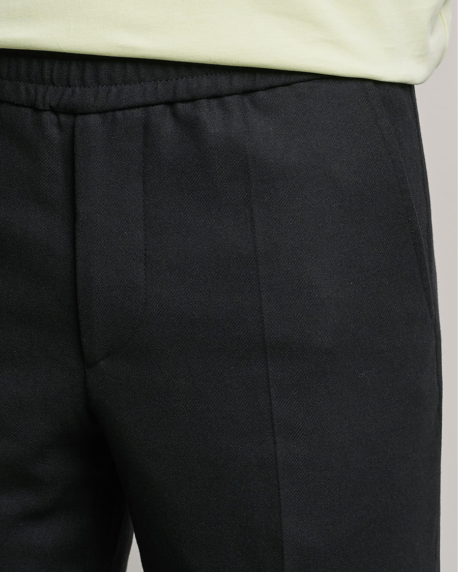 Herre | Bukser | Filippa K | Terry Flannel Trousers Black