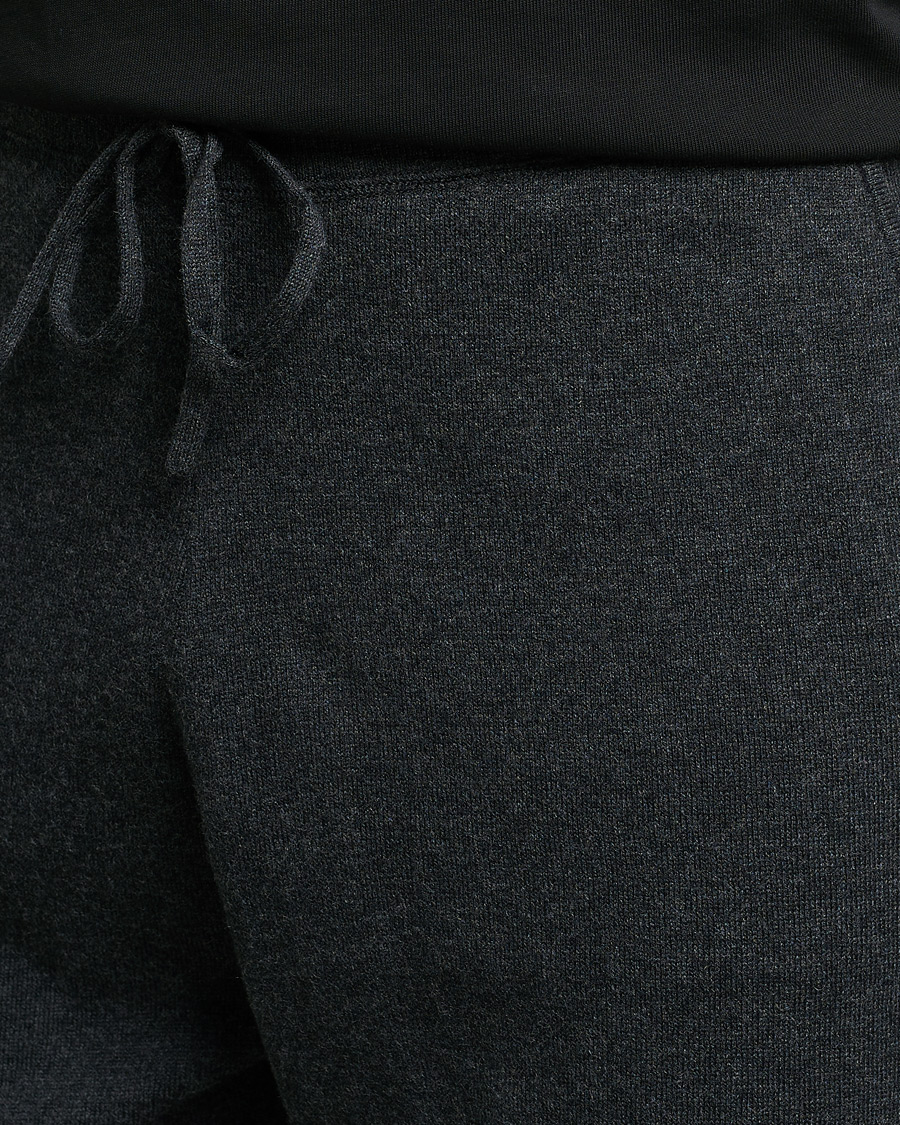 Herre | Bukser | Filippa K | Hall Cotton Wool Trouser Antracite Melange