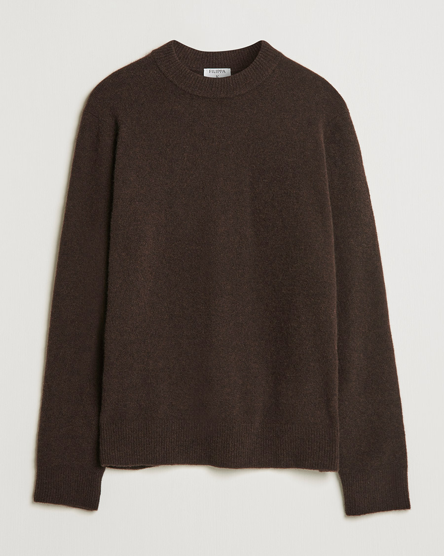 Herre | Gensere | Filippa K | Johannes Yak Sweater Ginger Brown