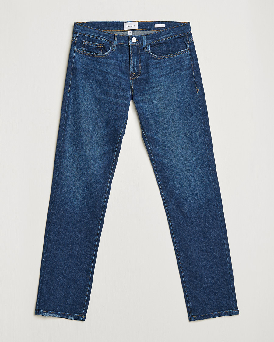 Herre | Nye varemerker | FRAME | L´Homme Slim Stretch Degradable Jeans Indigo Land