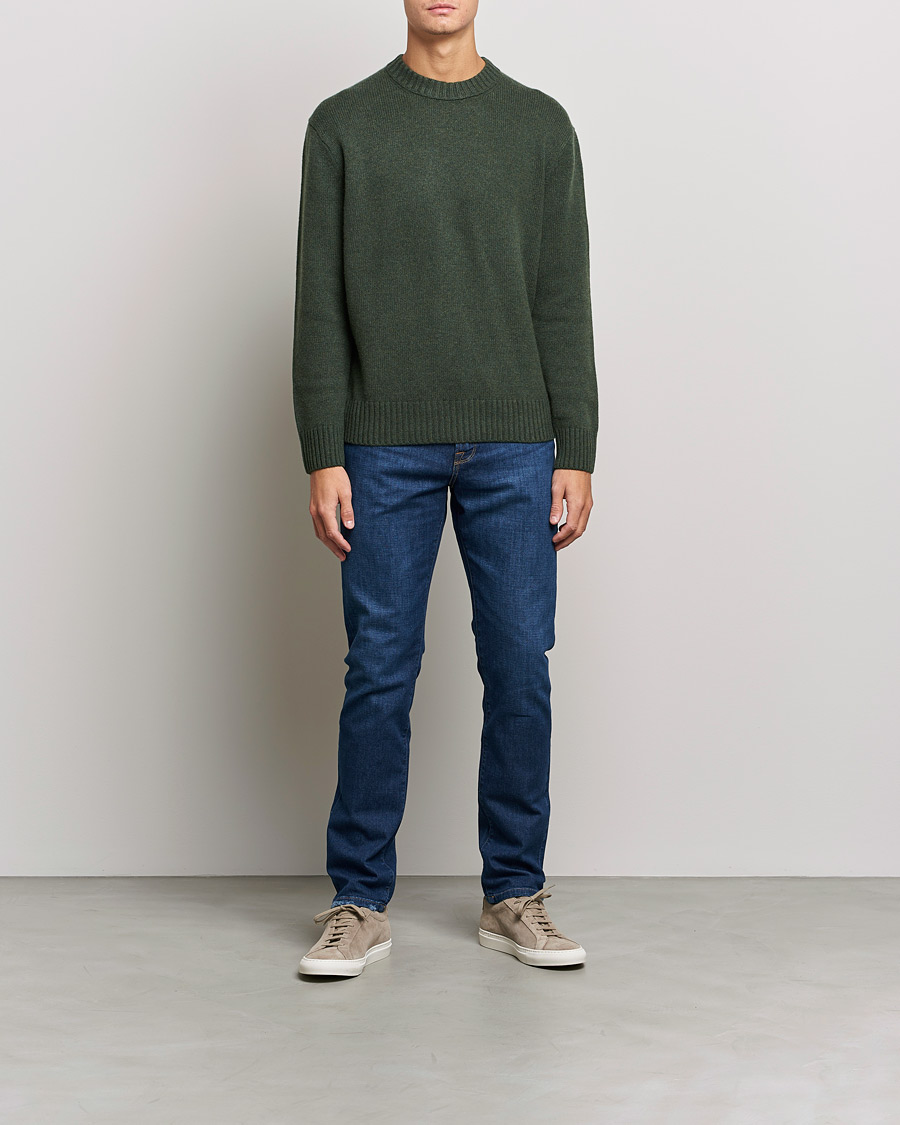 Herre | Jeans | FRAME | L´Homme Slim Stretch Degradable Jeans Indigo Land