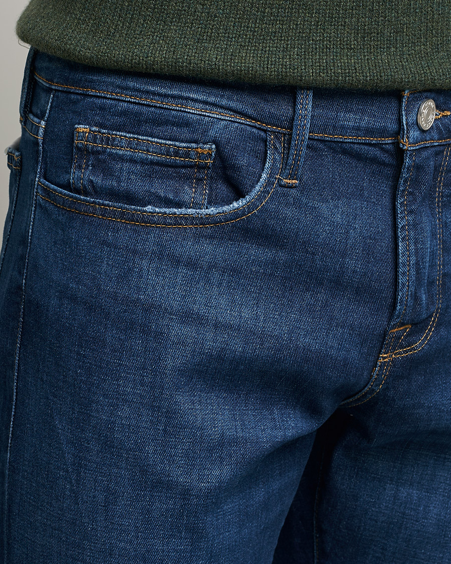 Herre | Jeans | FRAME | L´Homme Slim Stretch Degradable Jeans Indigo Land
