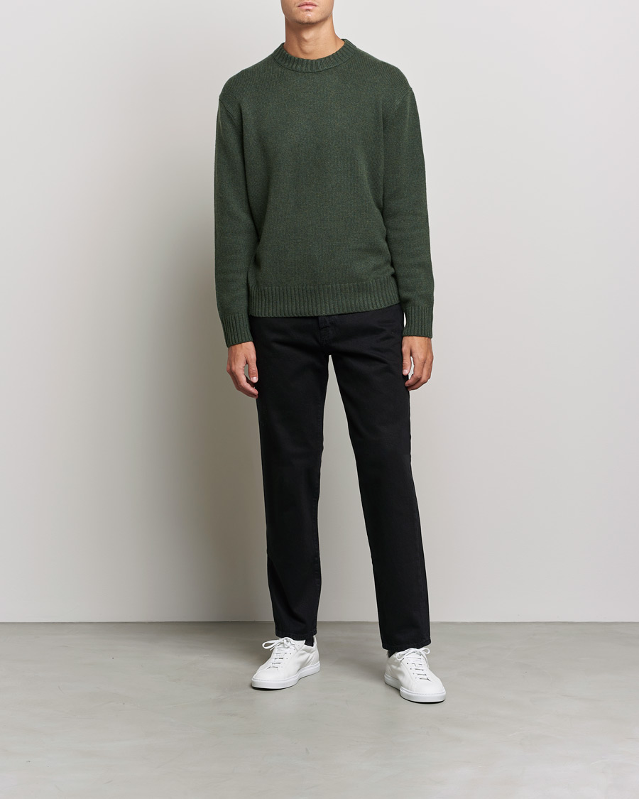 Herre |  | FRAME | Cashmere Sweater Military Green