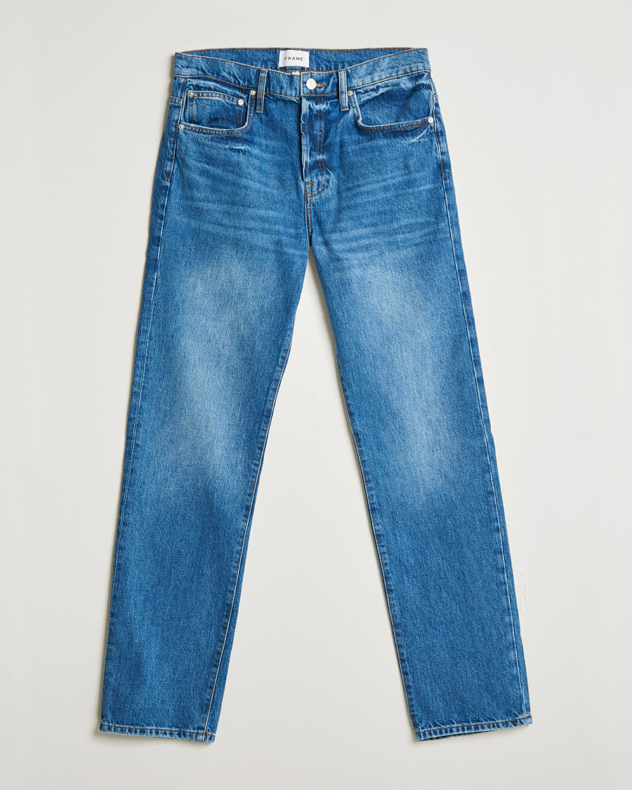 Herre | Jeans | FRAME | Stacked Straight Jeans Indigo Snow