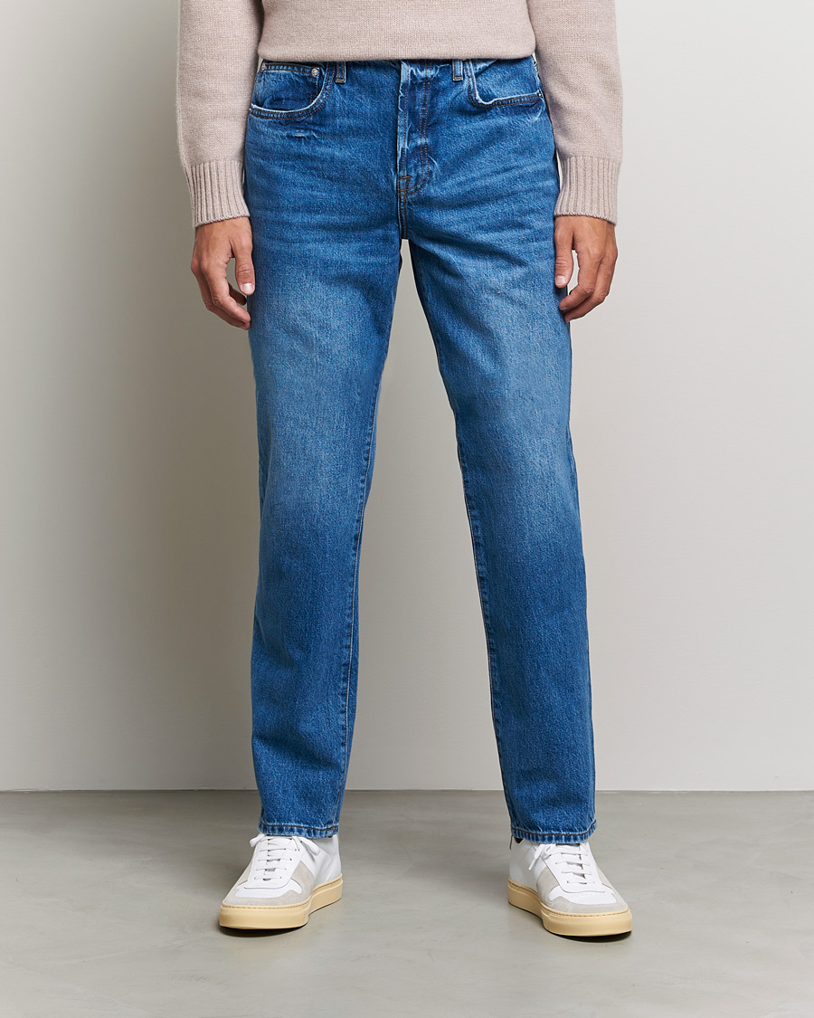 Herre | Jeans | FRAME | Stacked Straight Jeans Indigo Snow