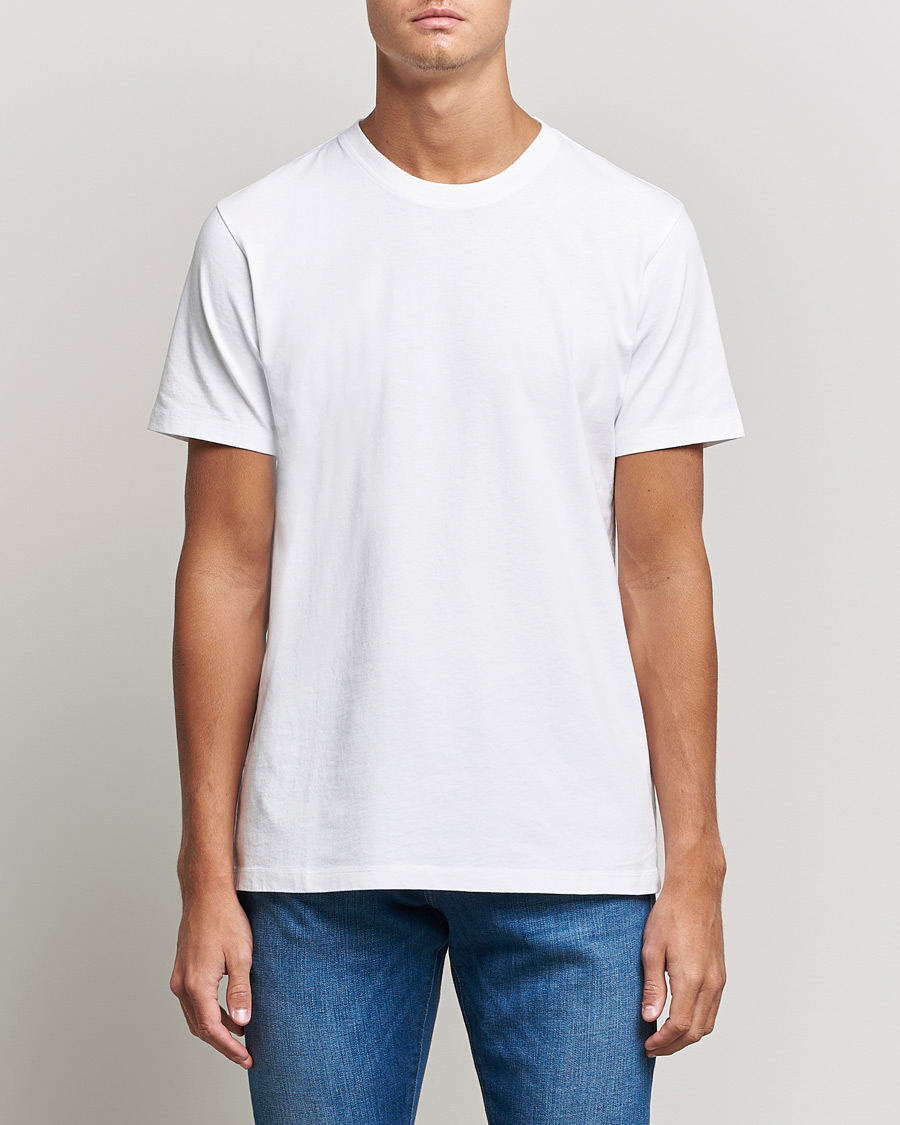 Herre | Kortermede t-shirts | FRAME | Logo T-Shirt Blanc