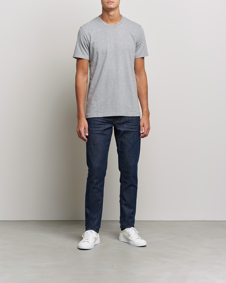 Herre | T-Shirts | FRAME | Logo T-Shirt Grey