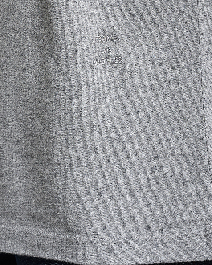 Herre | T-Shirts | FRAME | Logo T-Shirt Grey