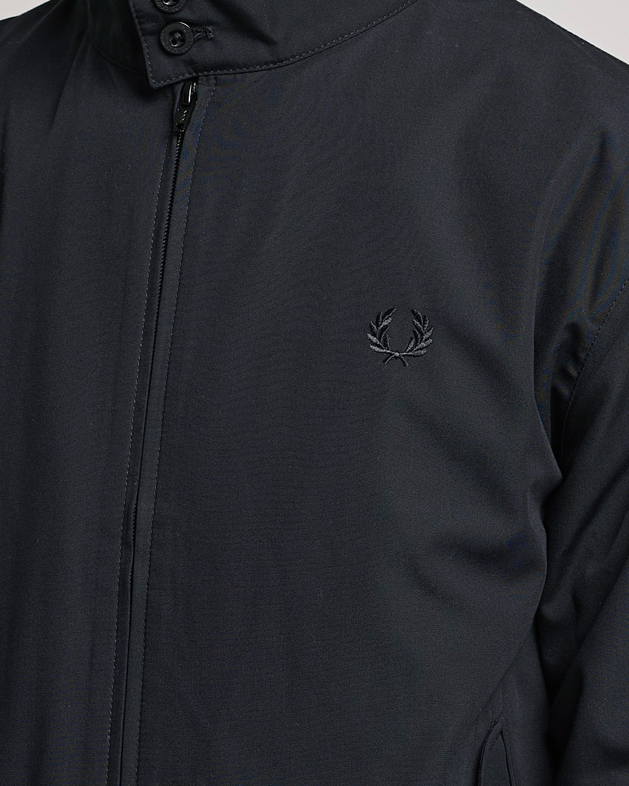 Herre | Jakker | Fred Perry | Harrington Made In England Jacket Black