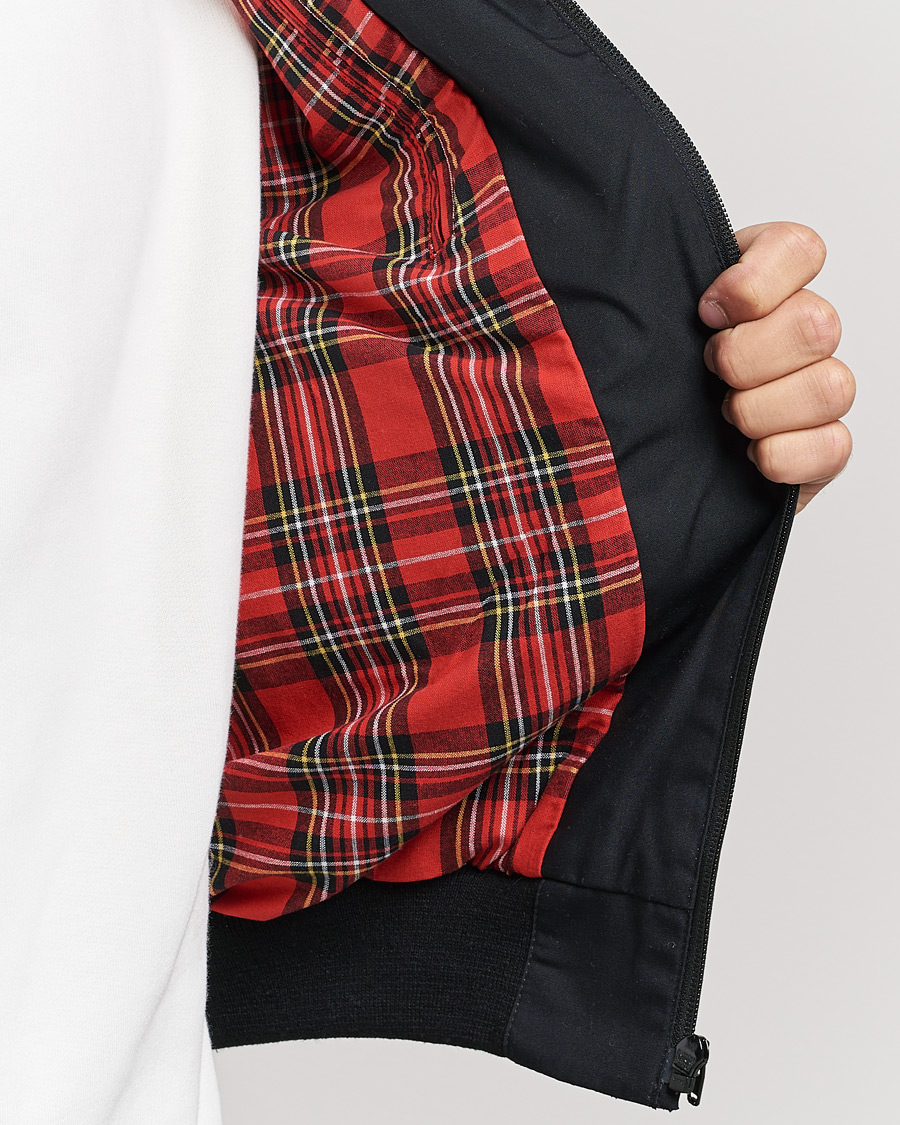 Herre | Jakker | Fred Perry | Harrington Made In England Jacket Black