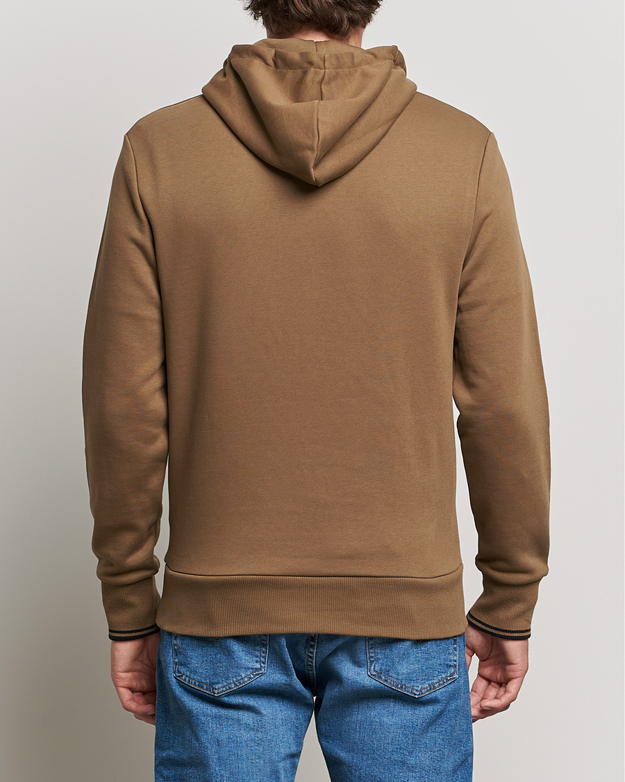 Herre | Gensere | Fred Perry | Twin Tipped Hooded Sweatshirt Shadded Stone