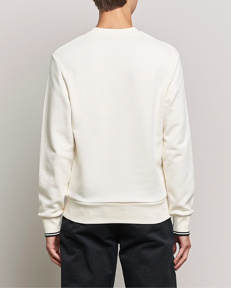 Herre | Gensere | Fred Perry | Crew Neck Sweatshirt Ecru