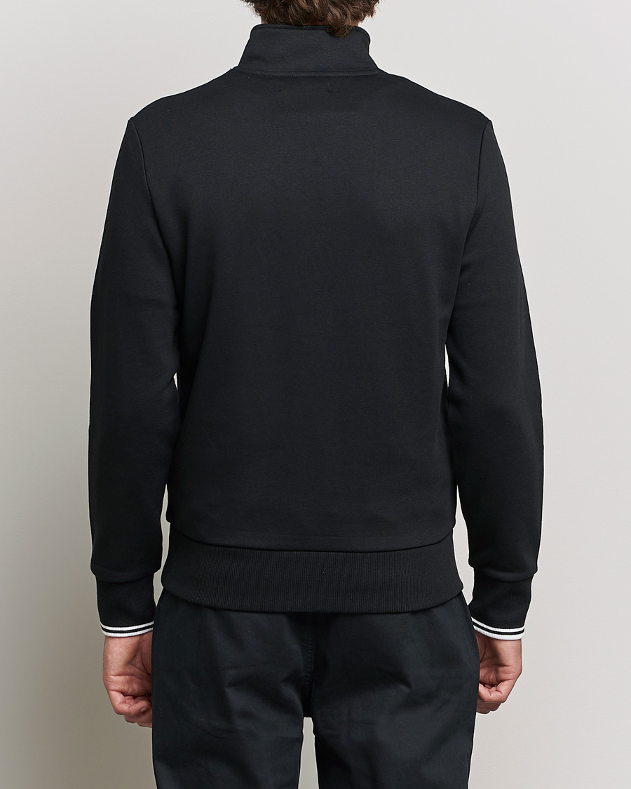 Herre | Gensere | Fred Perry | Half Zip Sweatshirt Black