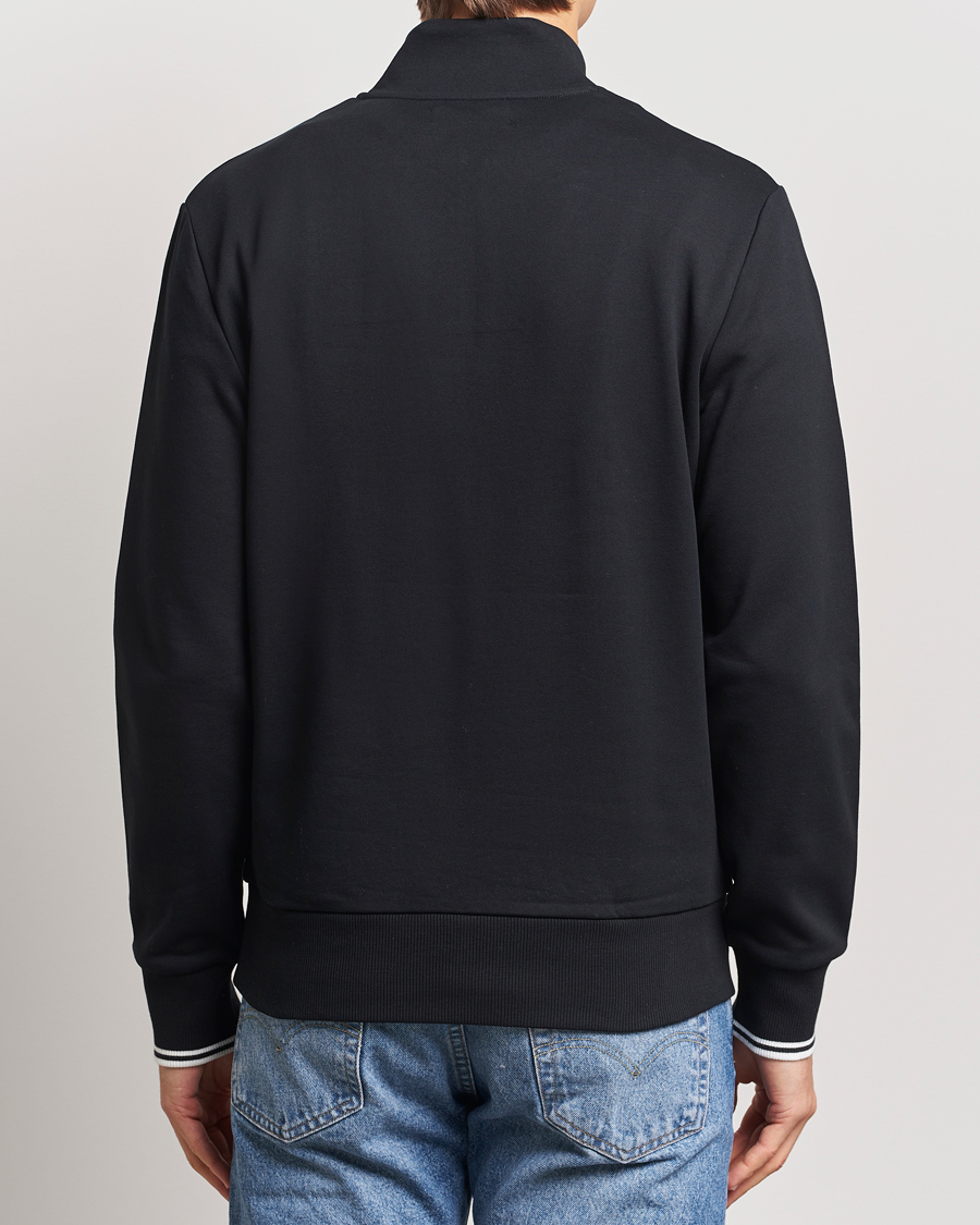 Herre | Gensere | Fred Perry | Half Zip Sweatshirt Black