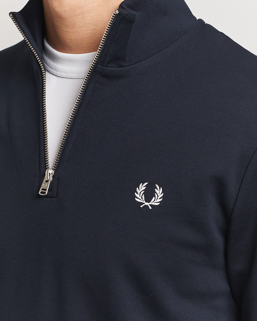 Herre | Gensere | Fred Perry | Half Zip Sweatshirt Navy