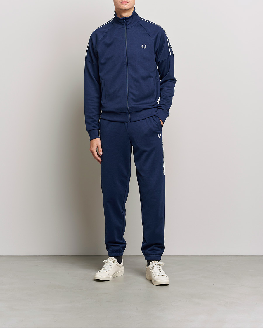 Herre | Bukser | Fred Perry | Tapped Pannel Track Pant Blue