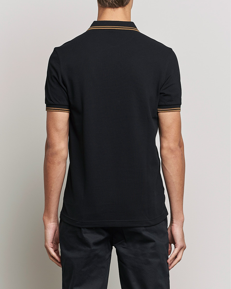 Herre | Pikéer | Fred Perry | Twin Tipped Shirt Black