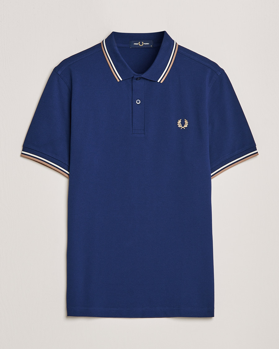 Herre |  | Fred Perry | Twin Tipped Fred Perry Shirt Navy