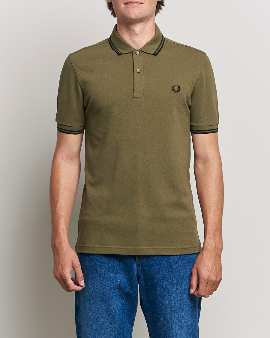 Herre |  | Fred Perry | Twin Tipped Shirt Uniform Green