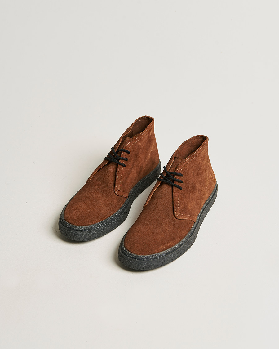 Herre | Sko | Fred Perry | Hawley Suede Chukka Boot Ginger